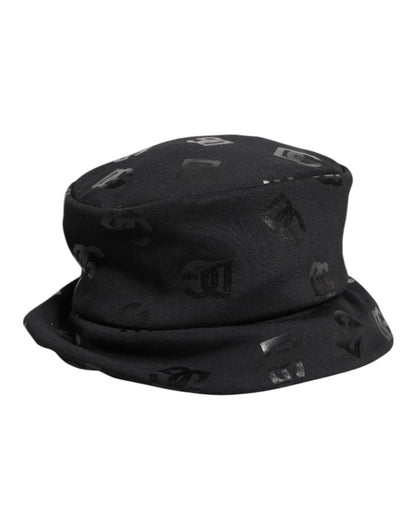 Dolce & Gabbana Polyester Bucket Hat - Black Jacquard Monogram