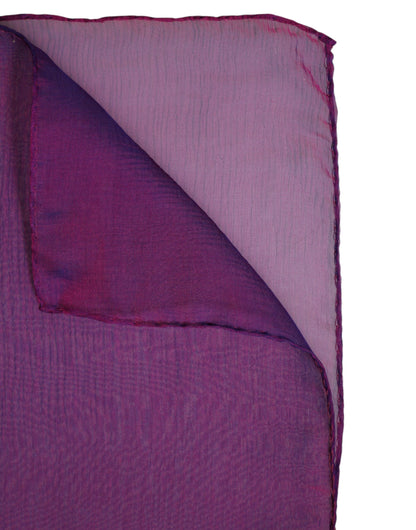 Dolce & Gabbana Silk Rectangular Wrap Scarf - Purple