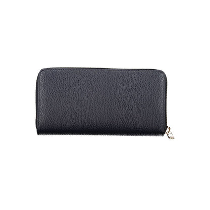Tommy Hilfiger Blue Polyethylene Leather Effect Women Wallet