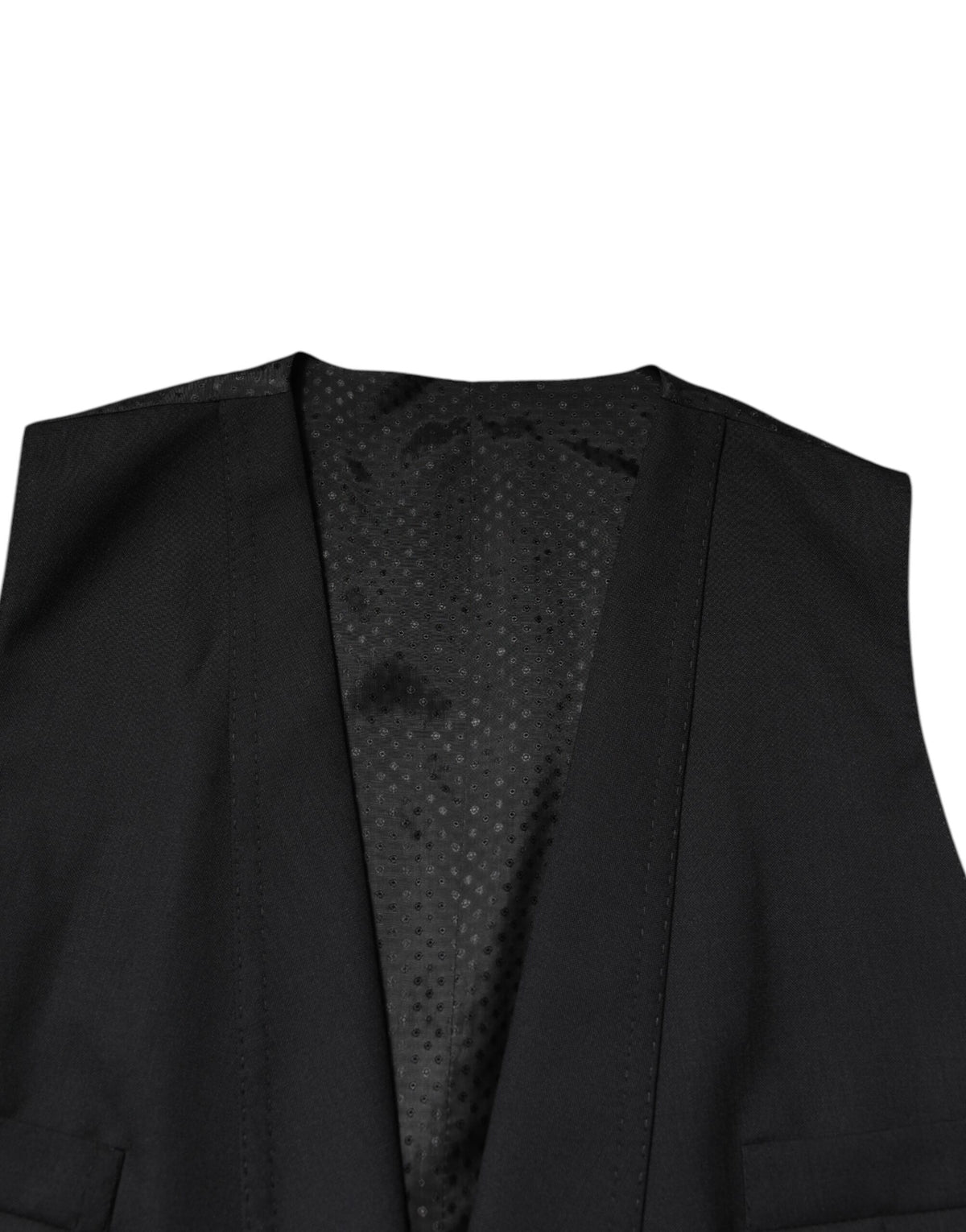 Dolce & Gabbana Men's Single Breasted Stretch Viscose Jacket - Black