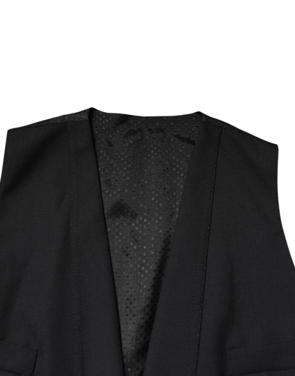 Dolce & Gabbana Men's Single Breasted Stretch Viscose Jacket - Black