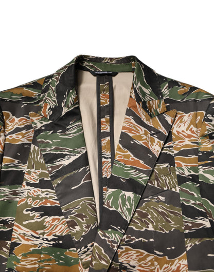 Dolce & Gabbana Multicolor TAORMINA Single Breasted 2 Piece Suit