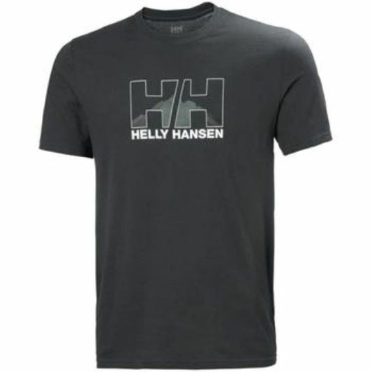 Men’s Short Sleeve T-Shirt NORD GRAPHIC Helly Hansen 62978 981 Grey