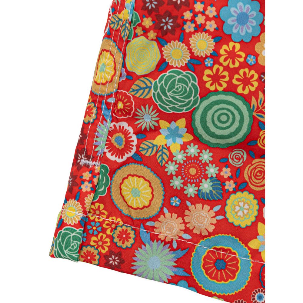 Isaia Red Polyester Swimwear