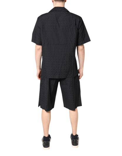 Dolce & Gabbana Men's Cotton Pajamas - Black