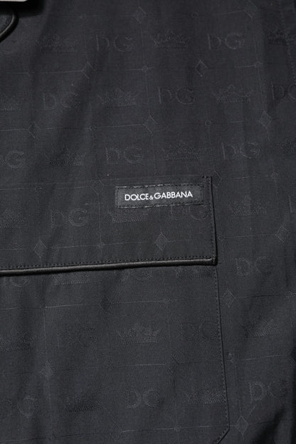 Dolce & Gabbana Black Cotton Men Pajama Set Sleepwear