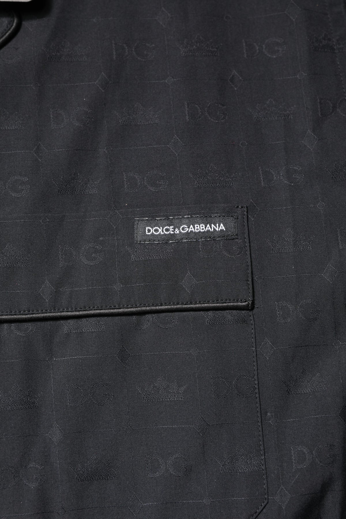 Dolce & Gabbana Men's Cotton Pajamas - Black