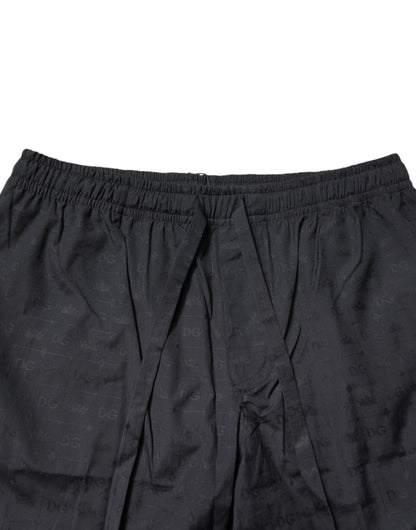 Dolce & Gabbana Men's Cotton Pajamas - Black