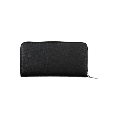 Calvin Klein Black Polyester Leather Effect Women Wallet