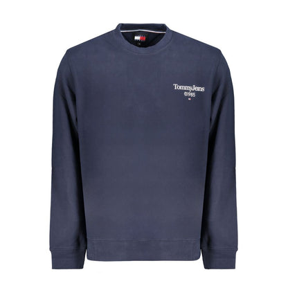 Sweatshirt by Tommy Hilfiger for men in cotton blue & print features an provocated silhouette, detailed with a provocated long-sleeve and a refined crew neckline for a sophisticated aesthetic.