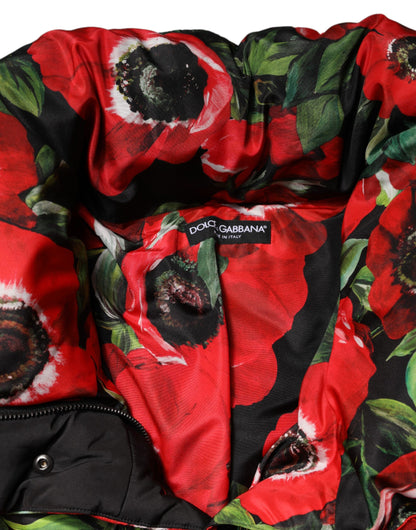 Dolce & Gabbana Women's Padded Polyester Jacket - Multicolor Floral
