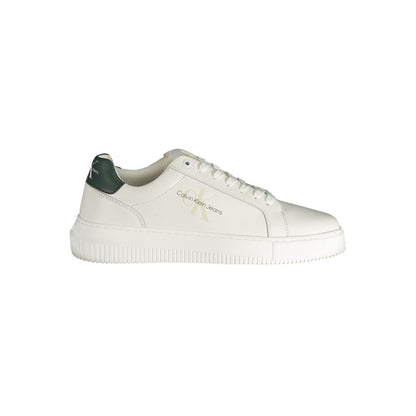 Calvin Klein White Leather Men's Sneaker