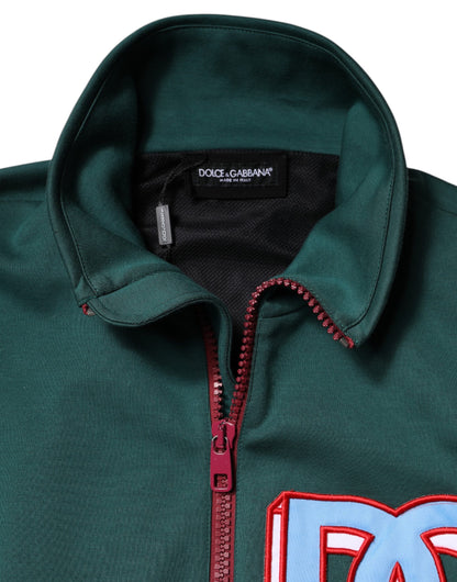 Dolce & Gabbana Men's Nylon Cotton Polyester Bomber Jacket - Multicolor
