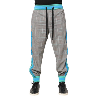 Dolce & Gabbana Multicolor Cotton Men Jogger Sweatpants Pants