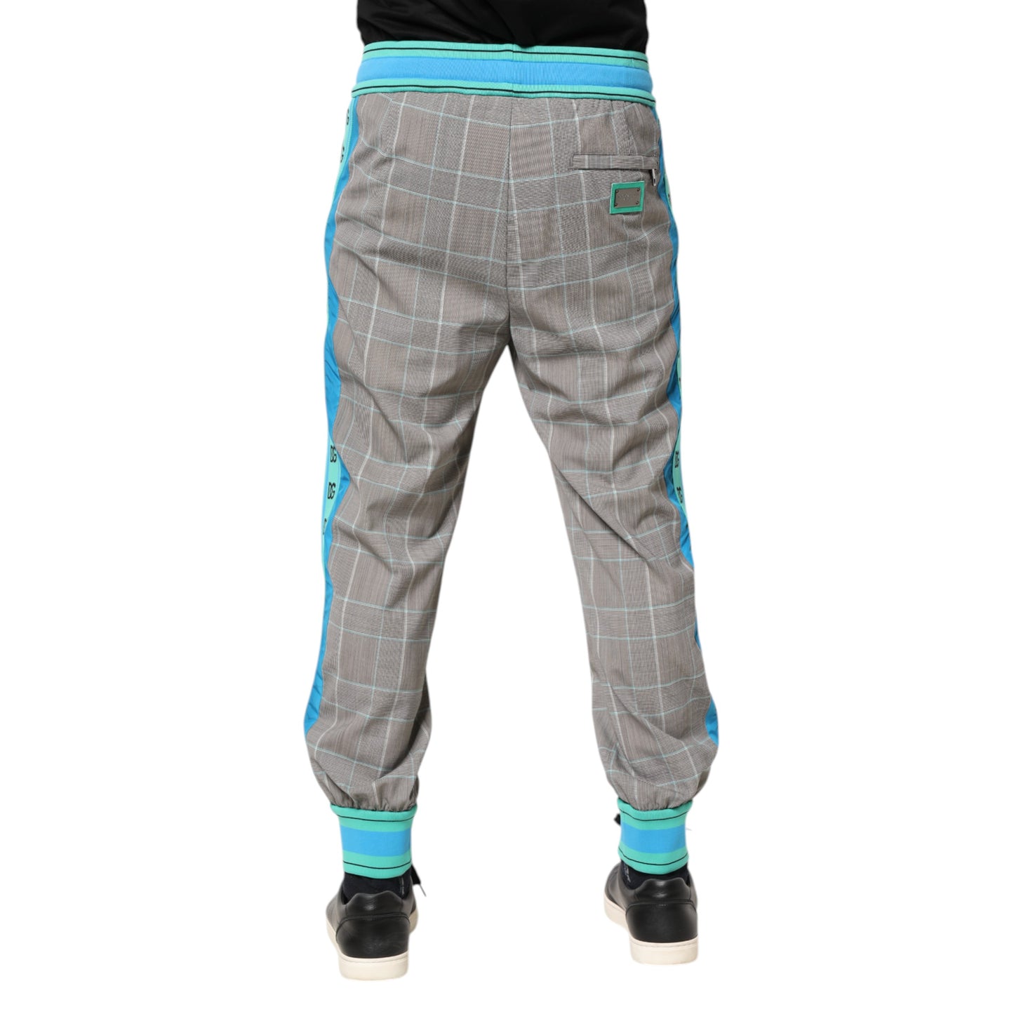 Dolce & Gabbana Multicolor Cotton Men Jogger Sweatpants Pants