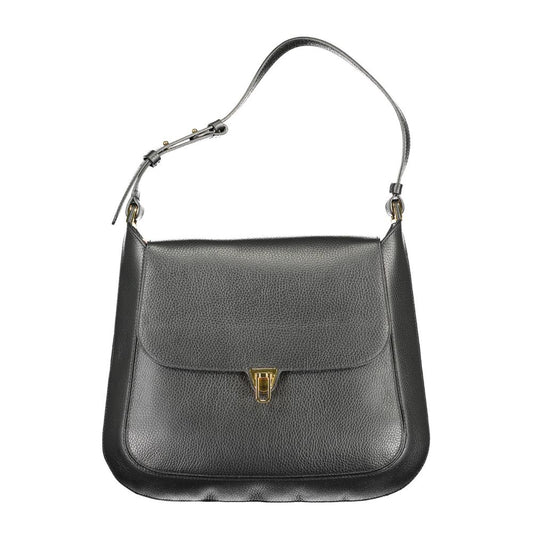 Coccinelle Black Leather Shoulder Handbag