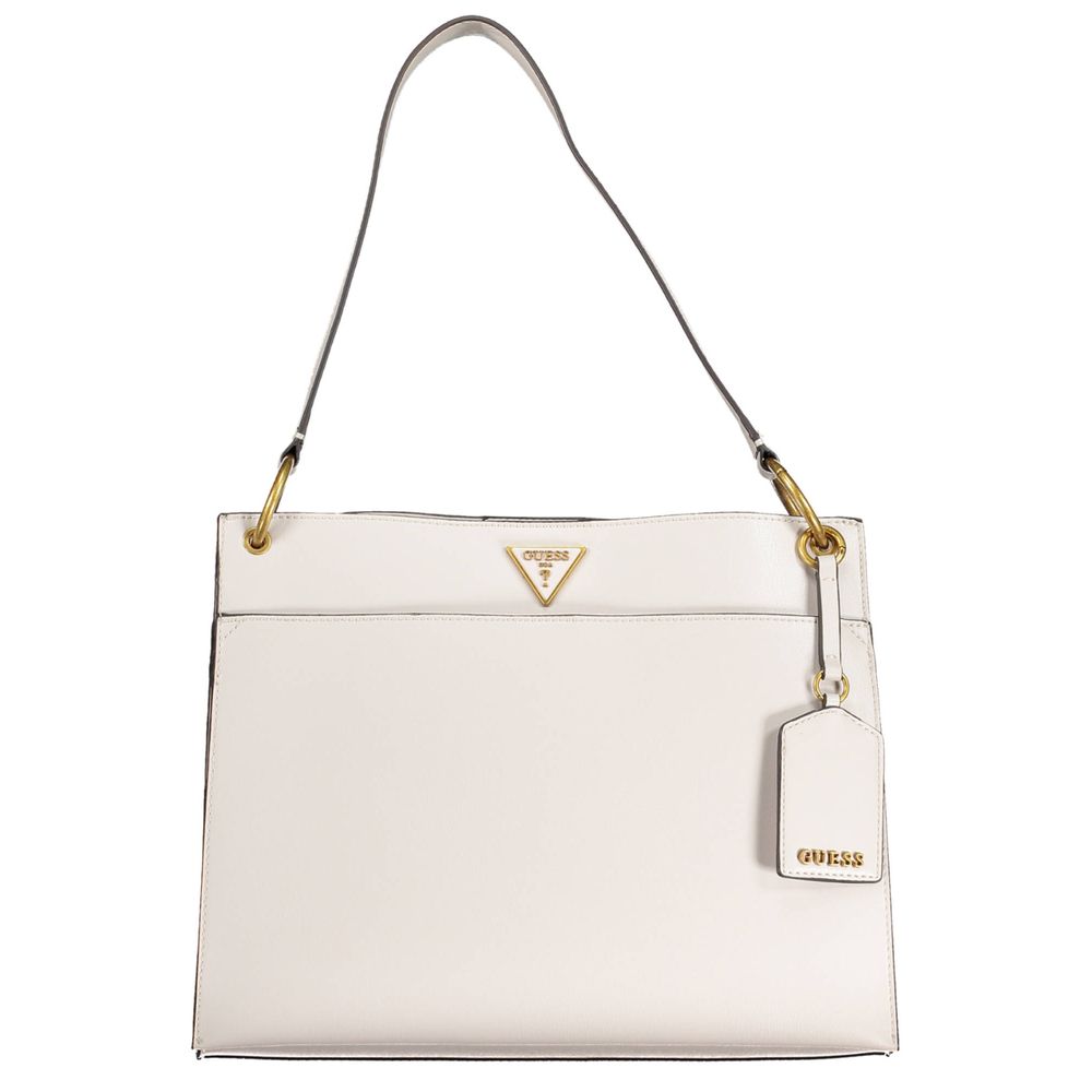 Guess Jeans Gray Faux Leather Shoulder Handbag