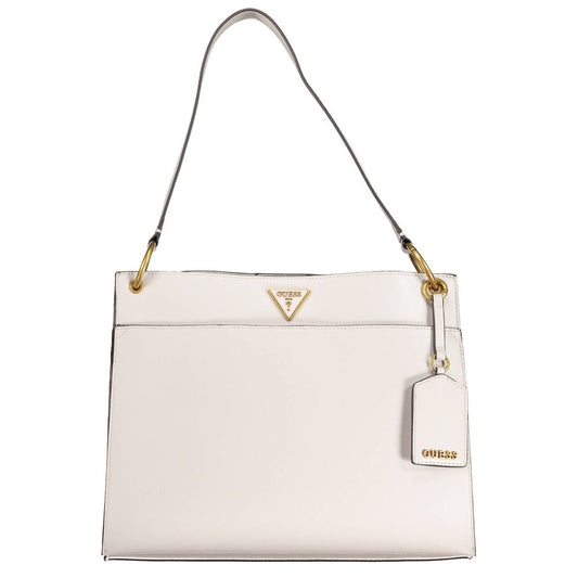 Guess Jeans Gray Faux Leather Shoulder Handbag