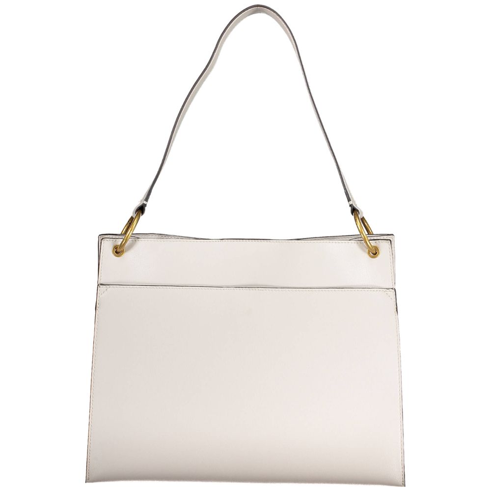 Guess Jeans Gray Faux Leather Shoulder Handbag