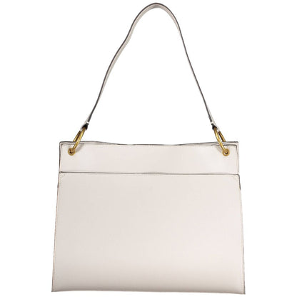 Guess Jeans Gray Faux Leather Shoulder Handbag