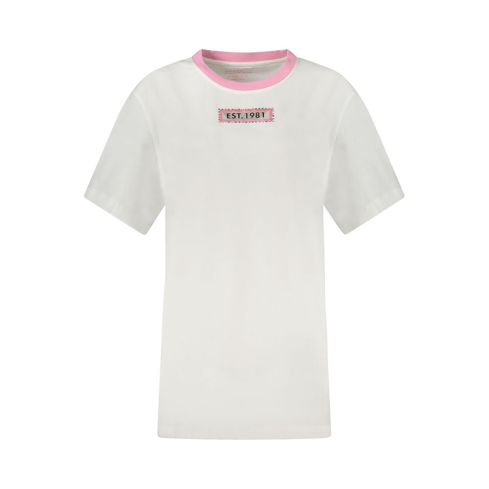 Guess Jeans White Cotton Women Top