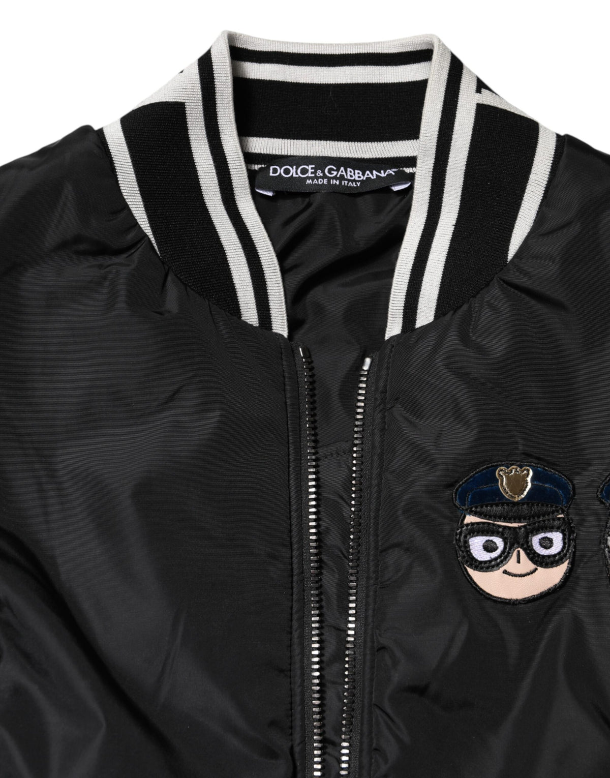 Dolce & Gabbana Women's Nylon Bomber Jacket - Black