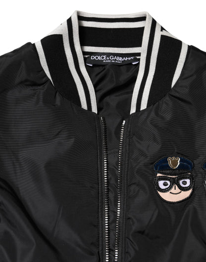Dolce & Gabbana Women's Nylon Bomber Jacket - Black