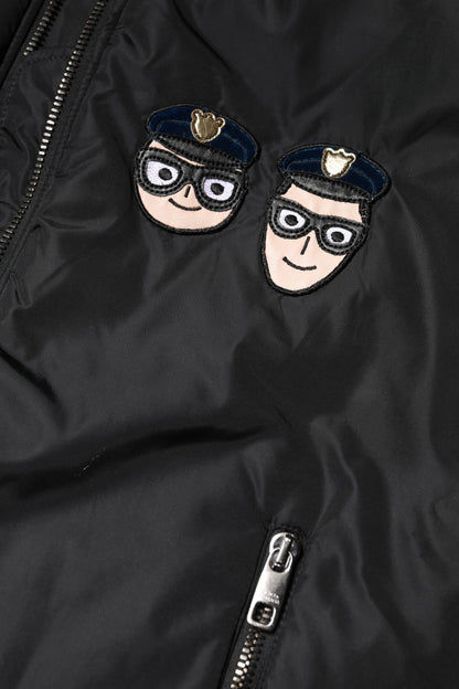 Dolce & Gabbana Women's Nylon Bomber Jacket - Black