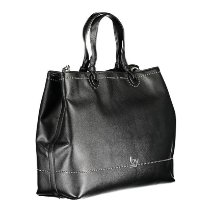 BYBLOS Black Faux Leather Shopper Handbag