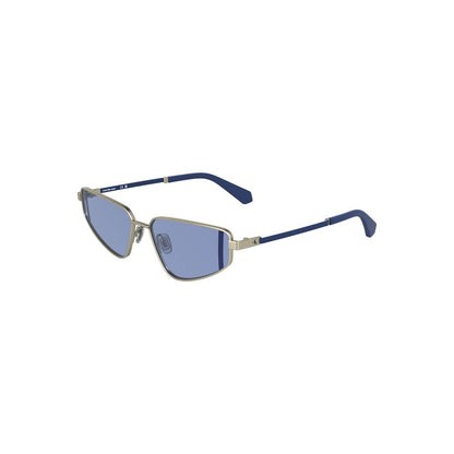 Calvin Klein Gray Metal Women Sunglass