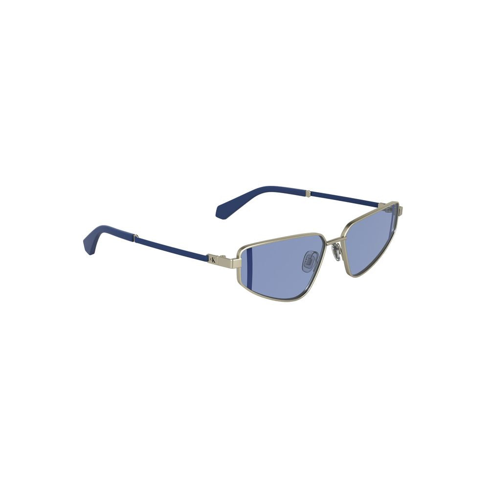 Calvin Klein Gray Metal Women Sunglass