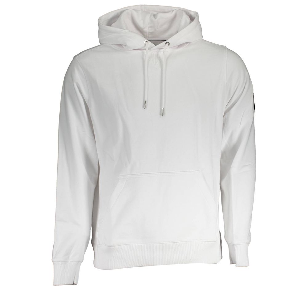 Calvin Klein White Cotton Men Sweater