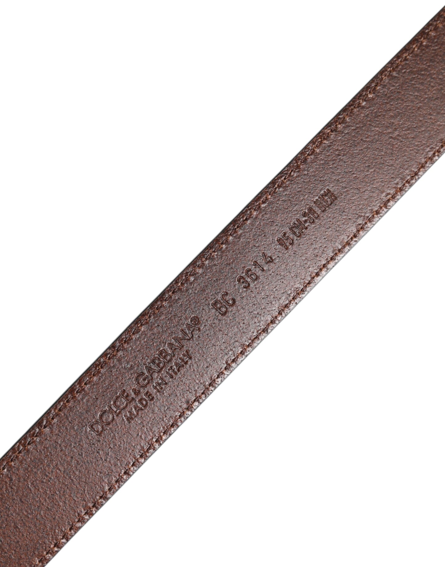 Dolce & Gabbana Green Classic Leather Metal Buckle Belt