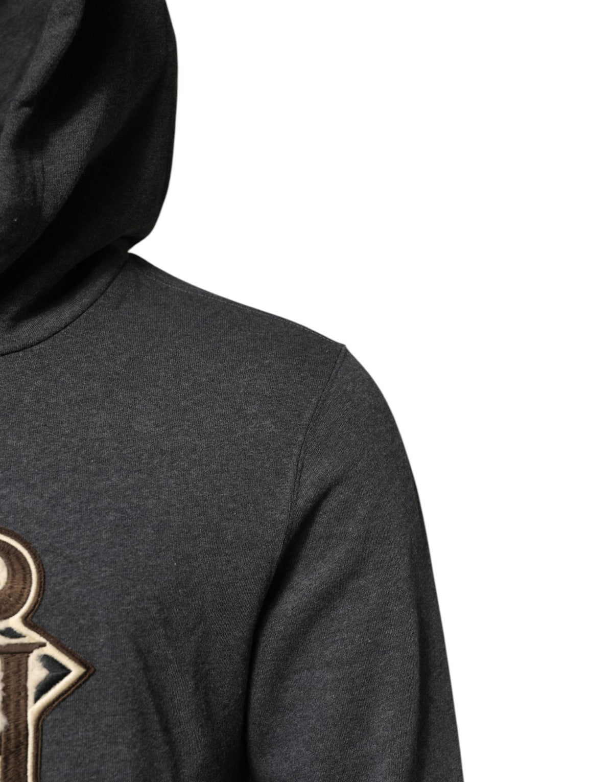Dolce & Gabbana Men's Regular Fit Cotton Sweatshirt Hoodie - Gray