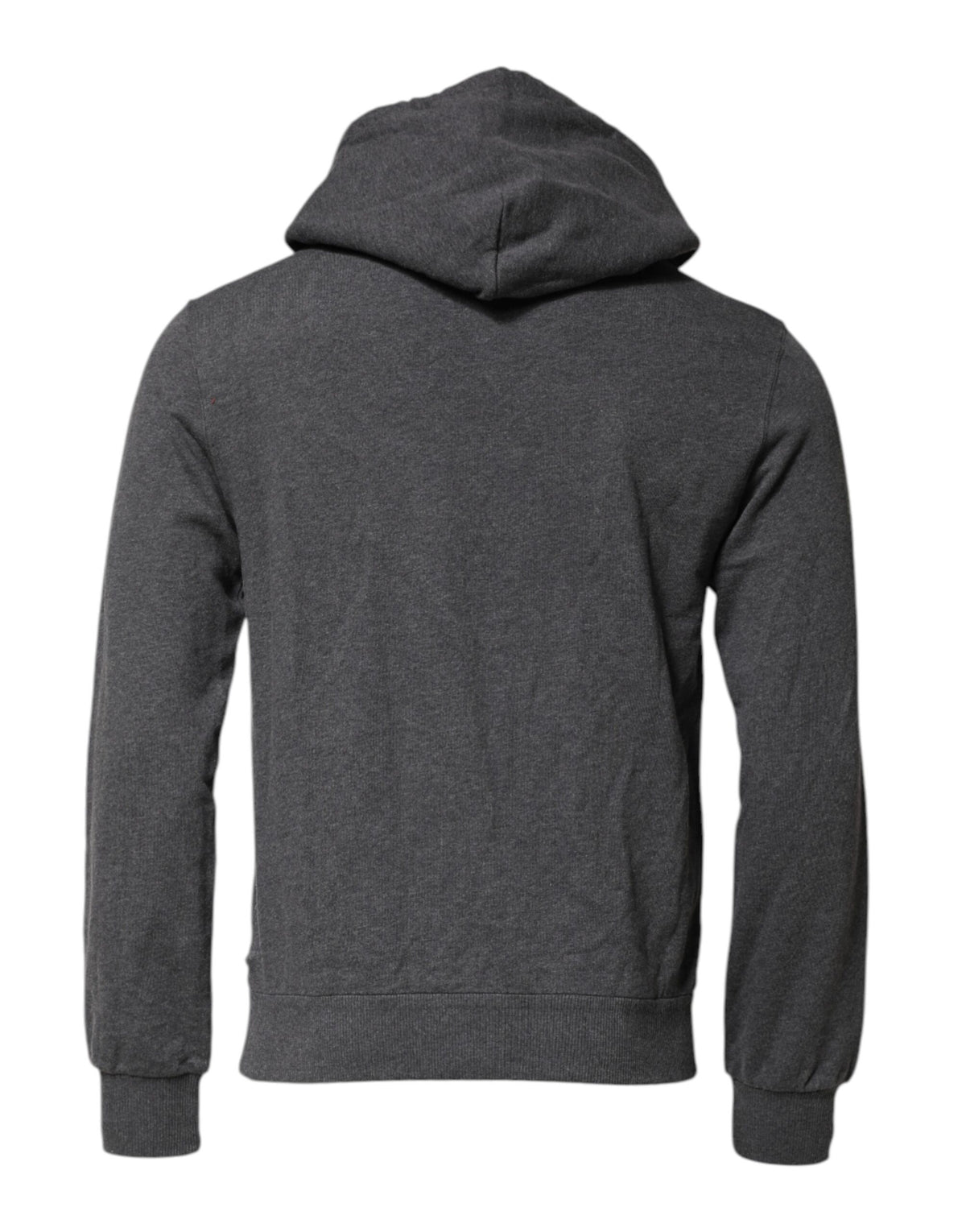 Dolce & Gabbana Men's Regular Fit Cotton Sweatshirt Hoodie - Gray