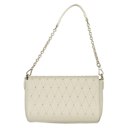 Valentino Bags White Faux Leather Shoulder Handbag