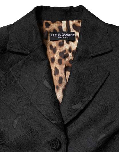 Dolce & Gabbana Women's Single Breasted Polyester & Nylon Trench Coat - Black