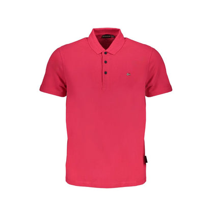 Polo Shirt by Napapijri for men in cotton pink showcases a enviable silhouette, featuring a refined and for a enviable finish.