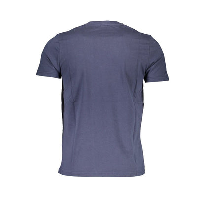 T-Shirt by North Sails for men in cotton blue showcases a unassuming silhouette, artfully detailed with a refined and unassuming for a sophisticated, contemporary look.