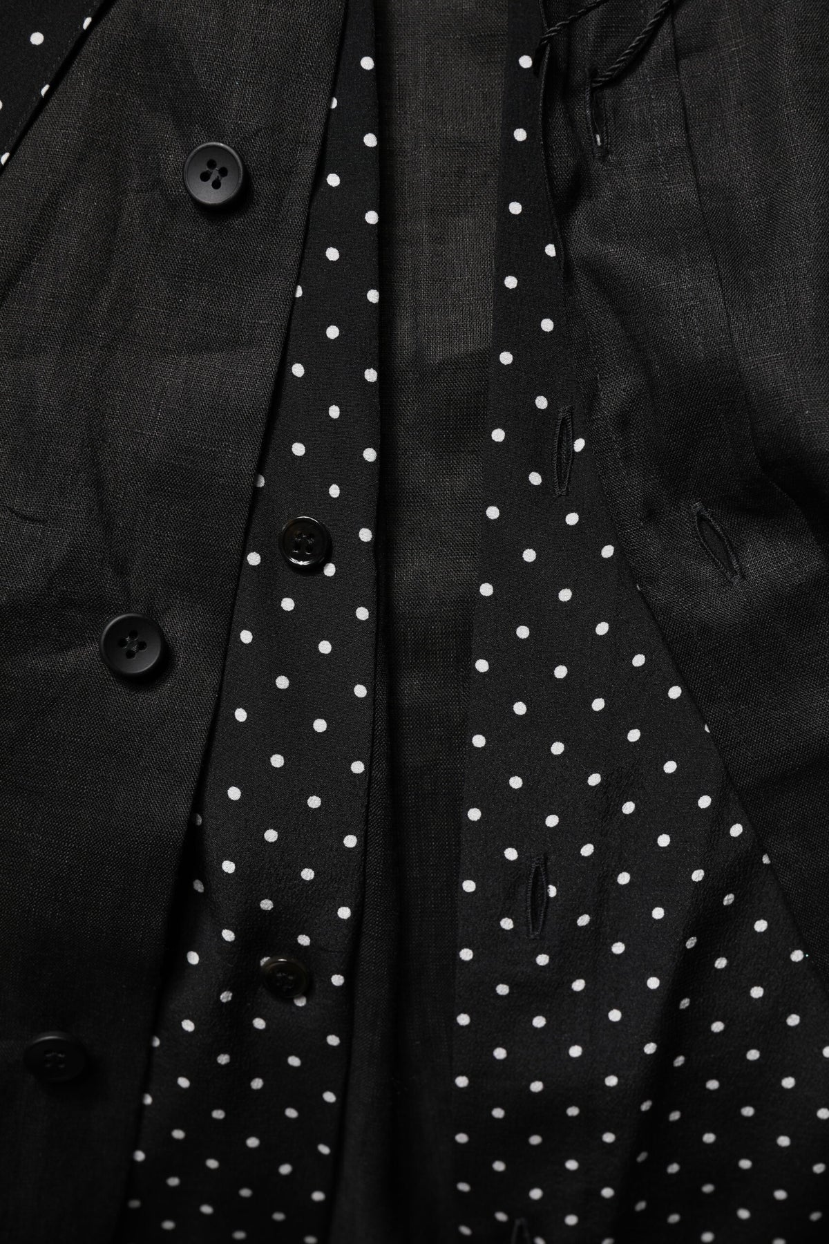 Dolce & Gabbana Men's Regular Fit Long-Sleeve Linen & Silk Shirt - Black
