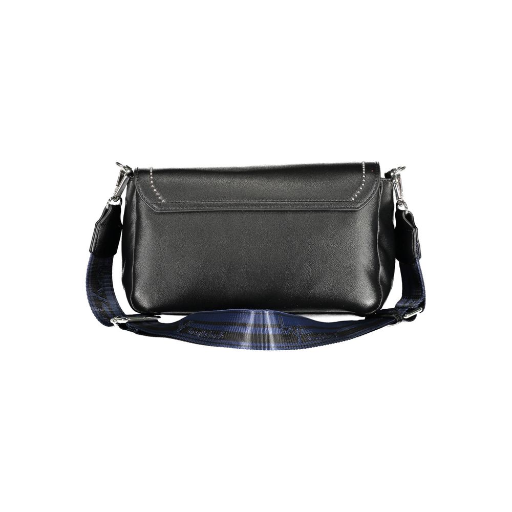 BYBLOS Black Faux Leather Crossbody Handbag