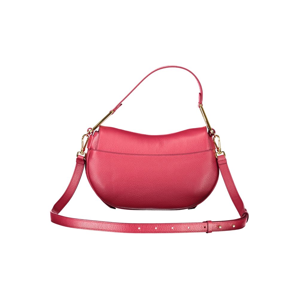 Coccinelle Red Leather Magie Soft Shoulder Handbag