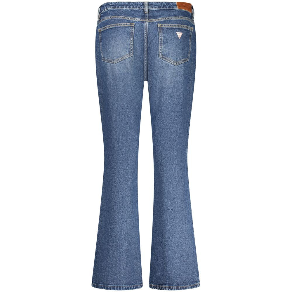 Jeans by Guess Jeans for women in cotton blue features an sophisticated and bootcut with a precise long, creating a sophisticated and sophisticated silhouette.