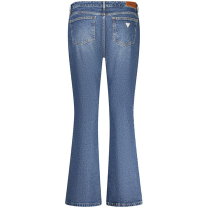 Jeans by Guess Jeans for women in cotton blue features an sophisticated and bootcut with a precise long, creating a sophisticated and sophisticated silhouette.