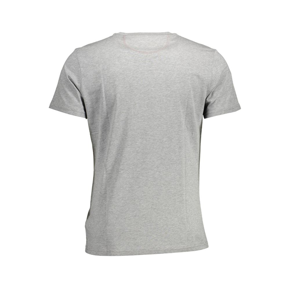 T-Shirt by La Martina for men in cotton brown, gray & print features an edgy silhouette, meticulously detailed with a sophisticated and crew neckline for a truly edgy finish.
