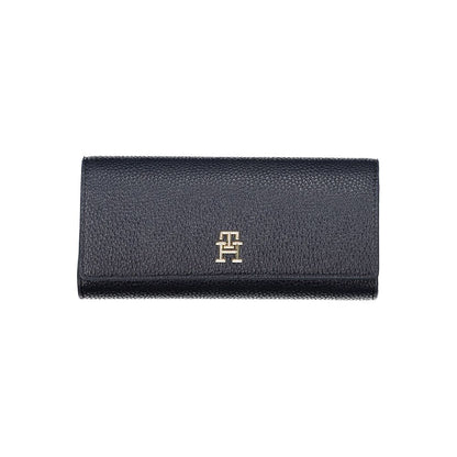 Tommy Hilfiger Blue Polyethylene Leather Effect Women Wallet