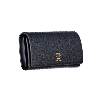Tommy Hilfiger Blue Polyethylene Leather Effect Women Wallet