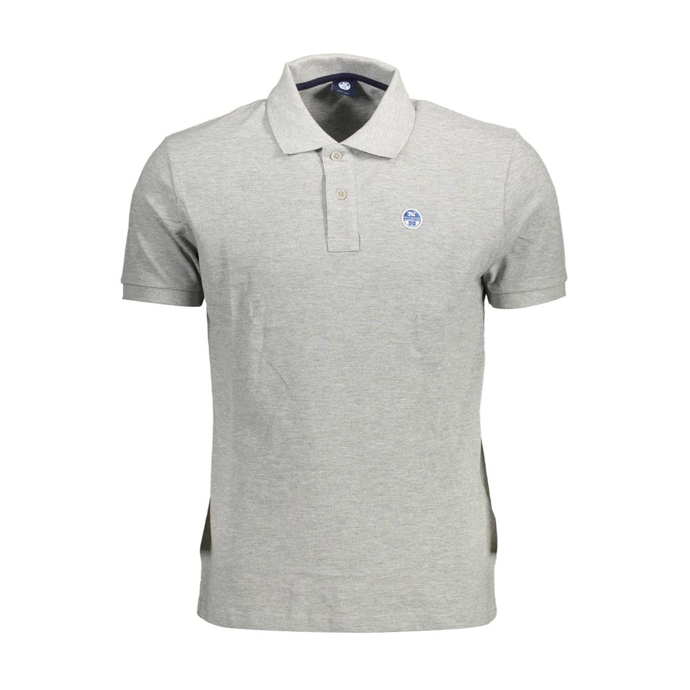 Polo Shirt by North Sails for men in cotton brown, gray & natural presents a distinguished silhouette, showcasing a sophisticated and distinguished for a truly distinguished finish.