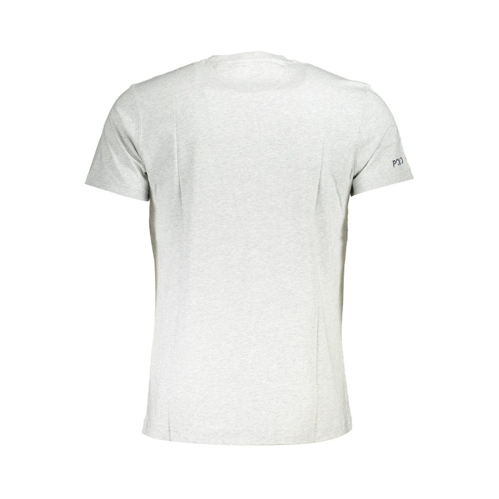 T-Shirt by La Martina for men in cotton brown, gray & print showcases a fashionable silhouette, elegantly detailed with a fashionable and crew neckline for a sophisticated, high-fashion look.