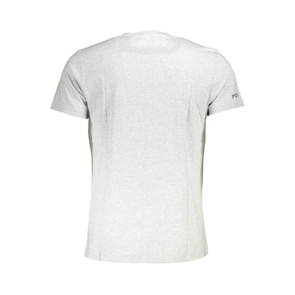 T-Shirt by La Martina for men in cotton brown, gray & print showcases a fashionable silhouette, elegantly detailed with a fashionable and crew neckline for a sophisticated, high-fashion look.